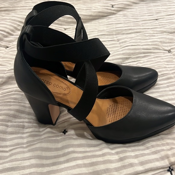 Corso Como black platform heel size 8 - Picture 4 of 9